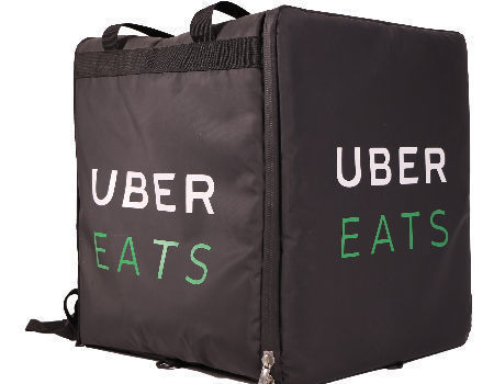 Uber Eats Thermal Fold Pizza Insulated Cooler Bag Food Delivery