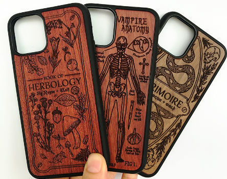 Luxury Laser Carving Wood Case For Iphone 12 11 Pro Max Custom