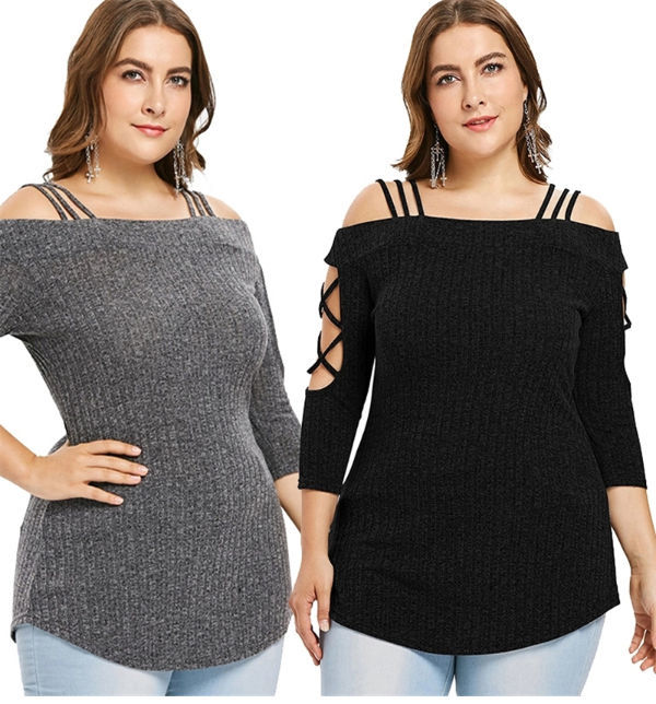 spandex tops plus size