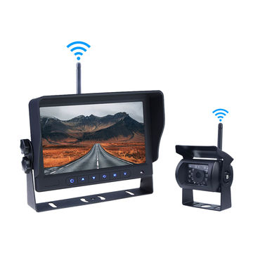 Buy Wholesale China 7inch Tft Monitor 2.4g Wireless Backup Camera Quad  Monitor Rear View System Wireless Truck Rearview & Car Camera System at USD  43