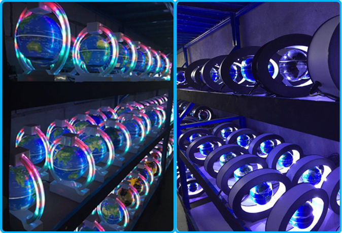 Floating Led Display Floating globe display, both frame & constellation with LEDs lighting ...