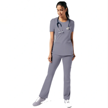 Hospital Medical Women Stylish Uniforms Sets Zipper Nursing Scrubs - China Nurse  Scrubs and Hospital Uniforms price