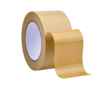 SmithPackaging Brown Kraft Paper Tape 48mm x 50m Recyclable Parcel Tape Pack of 6 Rolls