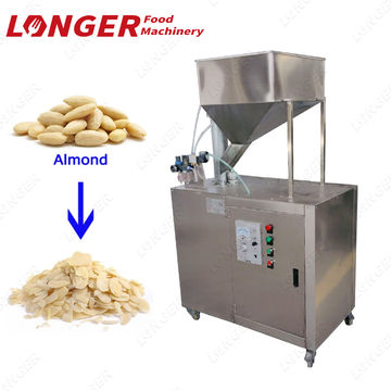 300KG/H Commercial Cashew Nuts Slicer Californian Almonds Slicing