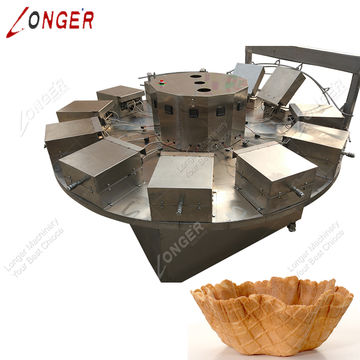 Ice Cream Waffle Bowls Making Machine