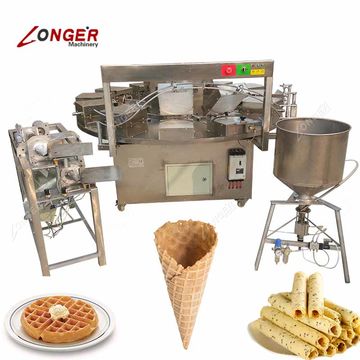 60 Molds Edible Cup Maker Ice Cream Cone Wafer Biscuit Making Machine -  China Ice Cream Cone Wafer Biscuit Making Machine, Edible Cup Maker
