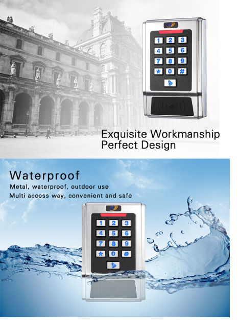 China Waterproof IP68 Metal Combination Access Controller System ...