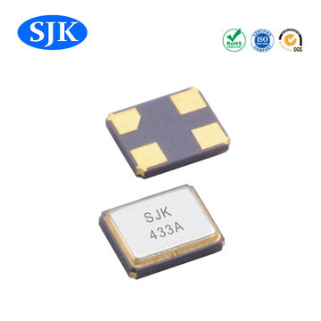Sjk 433.92mhz Qcc4a Smd Saw Resonator With Frequency