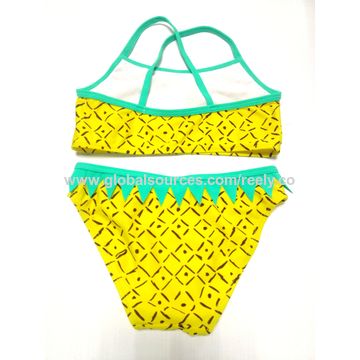 Venda a quente Girl Bikini Kids Micro Sexy Teen Kids para 12 anos