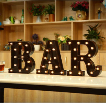 Buy Wholesale China Marquee Letter Lights Newly Design Light Up For Events Wedding Party Birthday Home Bar D Letter Lights Sign Alphabet Letters Light Up USD 3.11