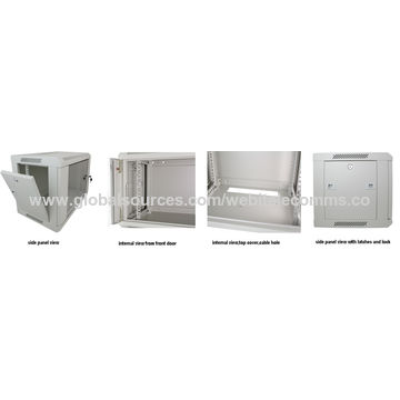 China 19'' cabinet+9U 600X600MM wall mount type,spcc cold rolled steel ...