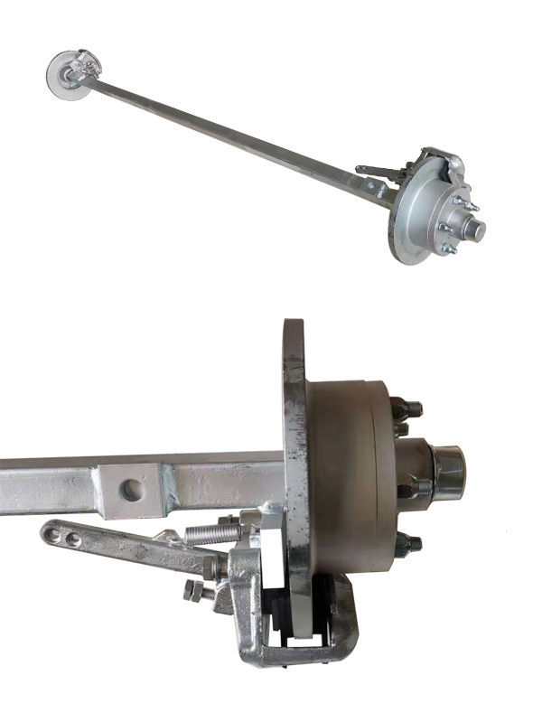 China Dacromet Surface 1500 KG Yacht Boat Trailer Axle With Disc Brakes on Global Sources,Yacht