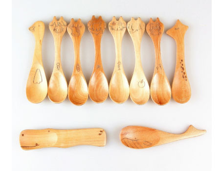 Buy Wholesale China Environmental Protection Wooden Ice Cream  Scoops,natural Wooden Cartoon Animal Children Spoon & Wooden Spoon at USD   | Global Sources