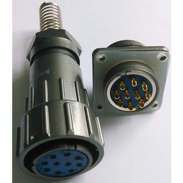 Conectores impermeables serie FQ24 con carcasa metálica, ideales para entornos húmedos. Encuentre conectores estancos FQ24 para aplicaciones industriales.