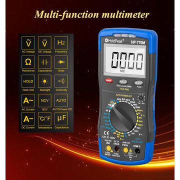 Ampèremètre, Voltmètre Numérique, Voltmètre AC, Multifonctionnel  Professionnel Pour La Maison 