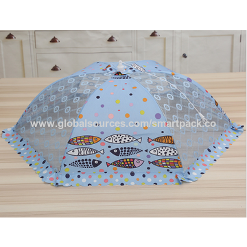 Tente de Protection Alimentaire Robuste Pliable en Maille Filet pour Protéger les Aliments des Mouches