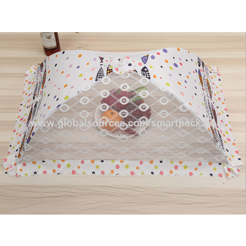 Tente de Protection Alimentaire Robuste Pliable en Maille Filet pour Protéger les Aliments des Mouches