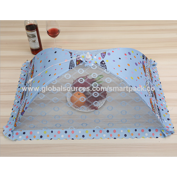 Tente de Protection Alimentaire Robuste Pliable en Maille Filet pour Protéger les Aliments des Mouches