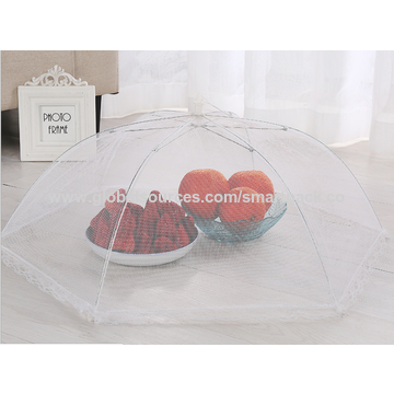Tente de Protection Alimentaire Robuste Pliable en Maille Filet pour Protéger les Aliments des Mouches
