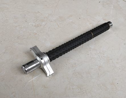 Hand guard 4142 alloy steel material batons 39" rubber handle baton three-knuckle stick Telescopic supplier