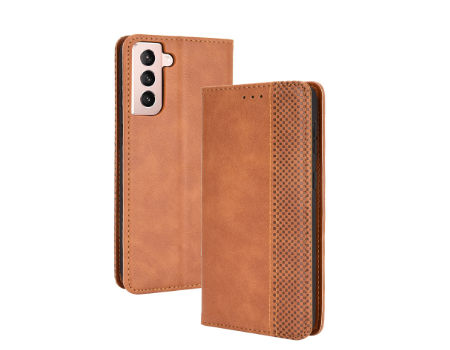 China Retro Pu Card Holder Magnetic Wallet Flip Leather Case For Samsung Galaxy S21 On Global Sources Leather Cases For S21 Pu Leather Cases For S21 Leather Cases For S21 Plus