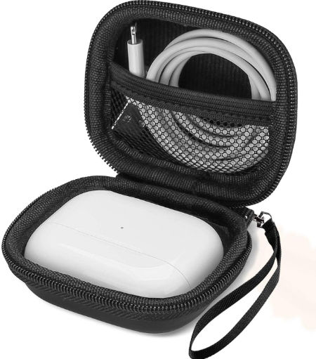 Hard Earphones Earbuds Airpods Carrying Storage Case Cover Zippered Pouch 