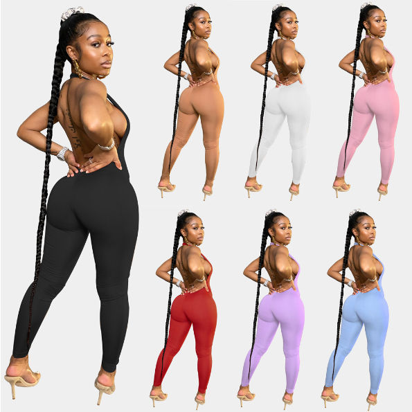 Hot women hot sale in jumpsuits