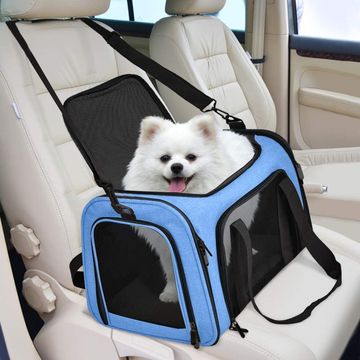Acheter Siège de voiture pour chien, sécurité, lit Central pour chien et  chat, porte-chien Portable pour petits chiens et chats, voyage en plein  air, accessoires de voyage en voiture