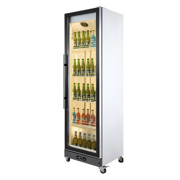 Buy Wholesale China Two Glass Door Cooler Drink Display, Stand Up
