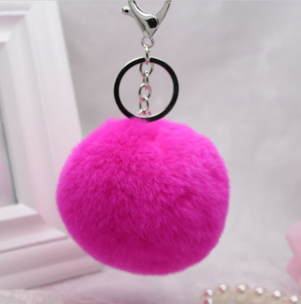 Girly Pom Pom Keyring Fuzzy Pink Fur Ball Puffball Key Chain Furry Furball Keychain  Puff Ball - Explore China Wholesale Fuzzy Pink Fur Ball Keychain ,furryball  Keychain and Puff Ball, Furryball Keychain