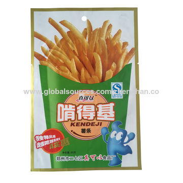 Buy Wholesale China Plastic Packing Bags For Frozen Vegetable Chicken  Shrimp French Fries Food Packaging Pouch & Plastic Packaging Bags at USD  0.22