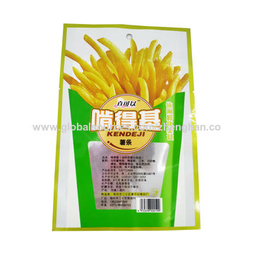 1000 pcs French Fries Fried chicken bag Oil proof white food Kraft