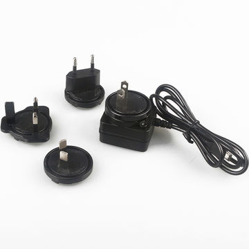 China Global universal interchangeable multiple plug AC/DC 12V3A ...