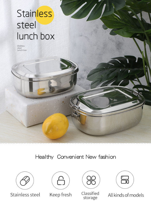 China Stainless Steel Oval Lunch Box bento box