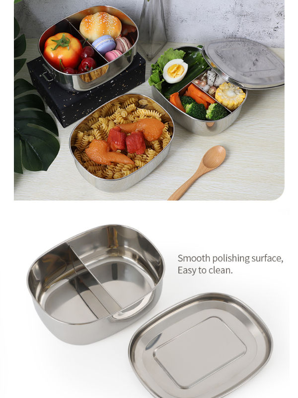 China Stainless Steel Oval Lunch Box bento box