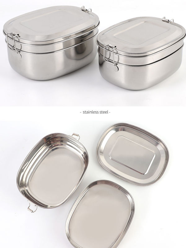 China Stainless Steel Oval Lunch Box bento box