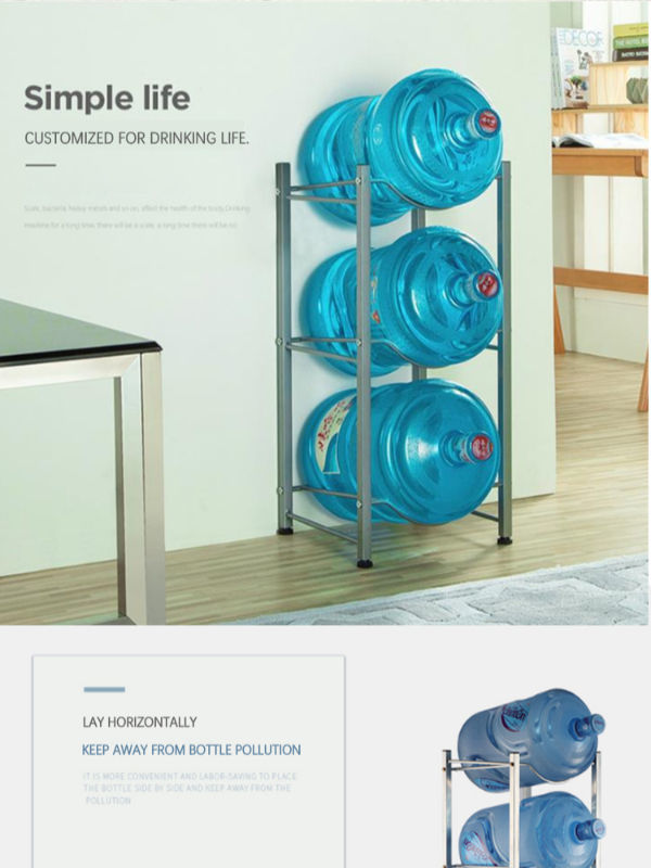 Wholesale Water Dispenser Bottle Rack Display Standing 3 4 5 Gallon