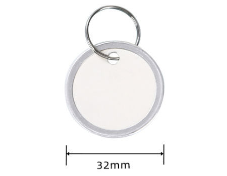 Buy Wholesale China White Metal Rim Round Key Tags  Inch Paper Tag With  Split Rings, Fits In Key Box,pack Of 50 & Key Tags at USD  | Global  Sources