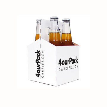 Customs Dustproof 4 Pack Plastic Beer Carriers Holders for Beer