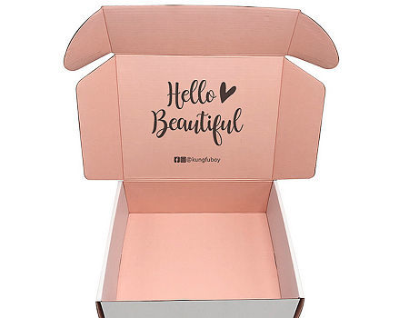 Custom Logo hot sale Pink Mailing Shipping Carton shoe underwear box