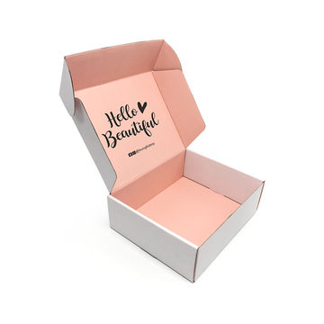 Customized Shipping Postal Underwear Lingerie Shoes Clothes Gift Mailer Box