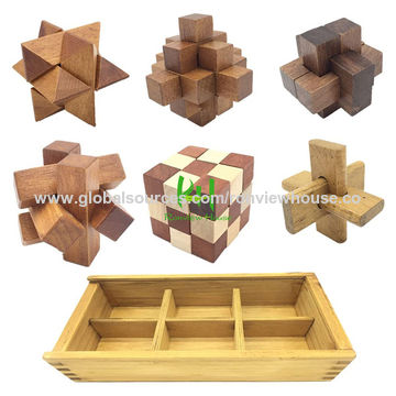Buy Wholesale China Wooden Brain Puzzle 6 In 1 Puzzle Set & Puzzle Set at  USD 8.6