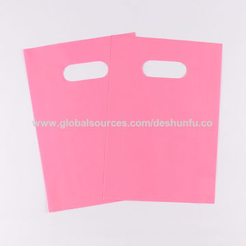 Supermarket Plastic Bags Pink, Pink Plastic Bag Handle