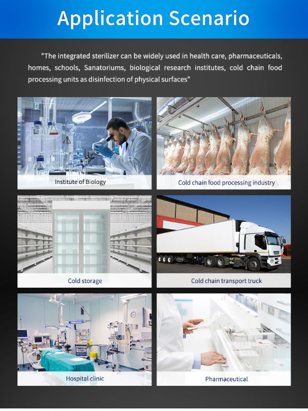 New Design 80w Food sterilization equipment for cold chain food