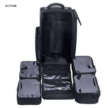 Buy Wholesale China Nylon Makeup Bags Professional Makeup Artist Rolling  Trolley Case For Travel Luggage Cosmetic Cases & Makeup Bag at USD 32.5