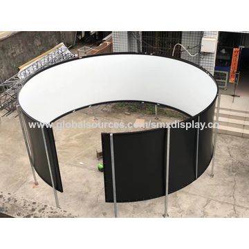China Cylindrical 180 degrees multi projection display screen system ...