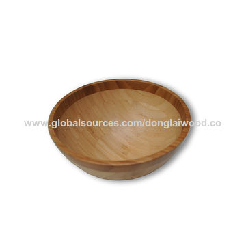  Lipper International Ensaladera de madera de bambú : Hogar y  Cocina
