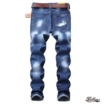 Jean Men Custom Wholesale Designers Rip Distressed Pants Men's
