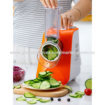 Electric Vegetable Cutter Salad Machine Carrot Potato Onion Slicer Shredded  Household Food Processor Slicing Artifact 220V 150W