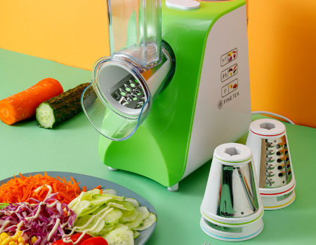 Buy Wholesale China Electric Salad Spinner Artifact Household Five-in-one Vegetable  Cutter Electric Slicing Machine & Salad Spinner at USD 29